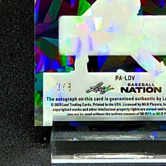 2025 Leo De Vries 3/8 Pure Hitter Auto Athletics Top Prospect - Picture 2 of 3